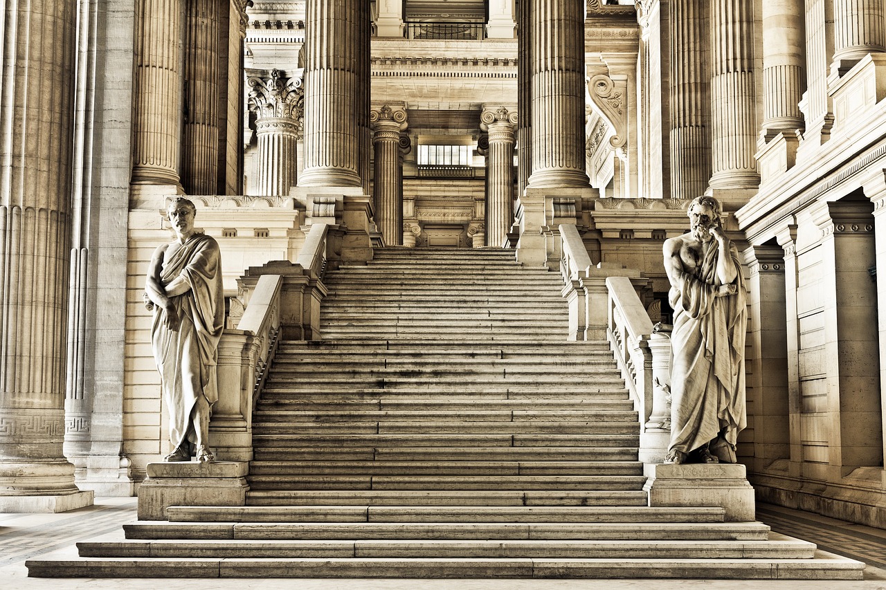 The exterior of a classical government building representing the Department of Insurance