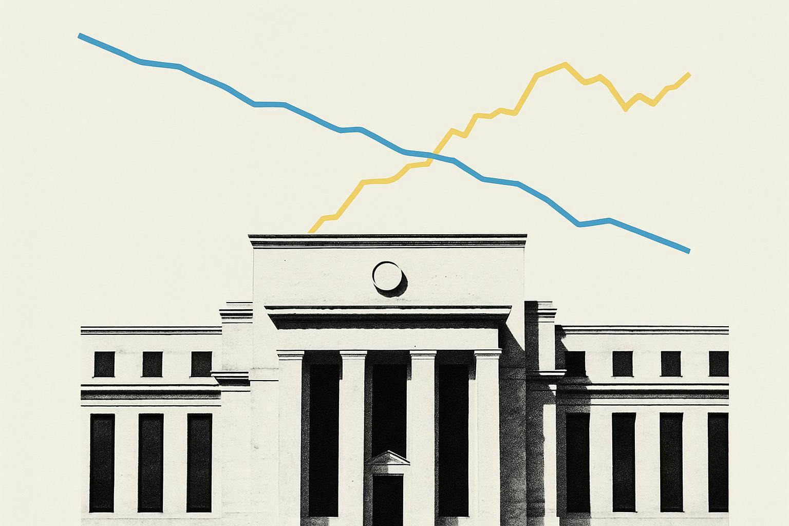 Graphic comparing market sentiment for a rate cut against the Federal Reserve's decision-making power.
