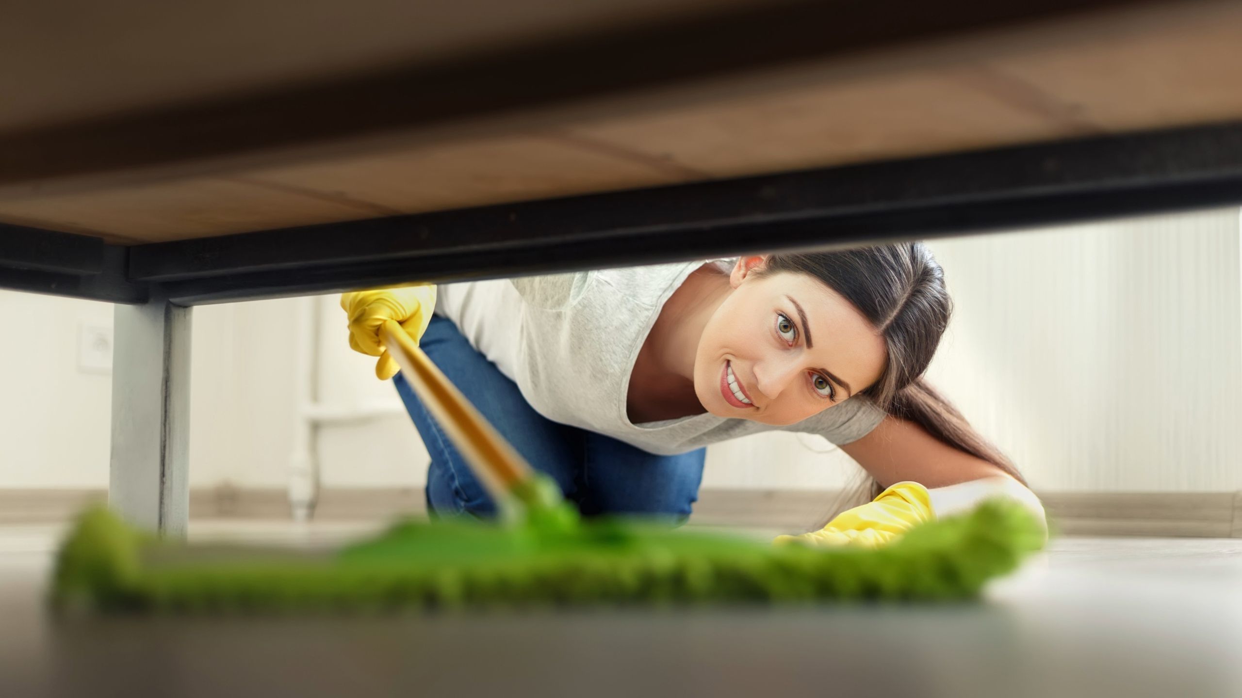 Infographic showing five specific areas to audit during a financial spring cleaning.