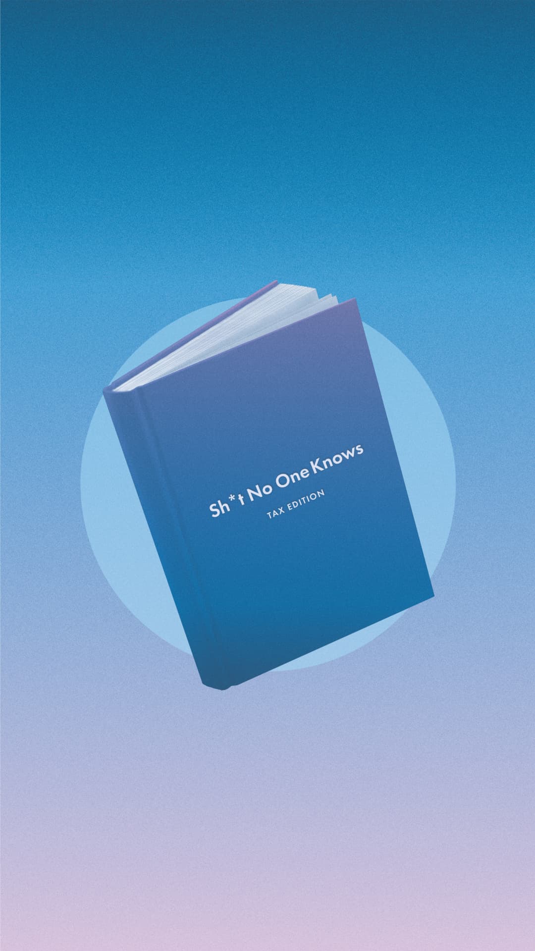 Infographic text titled 'Five Tax Enigmas That Confuse Basically Everyone'